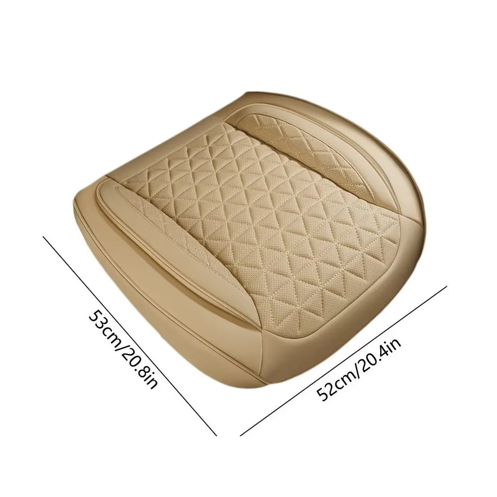 Breathable Leather Velvet Car Seat Cushion Cover | All-Season Mesh Seat Pad with Ventilation Technology | Comfortable Support for Enhanced Driving Experience