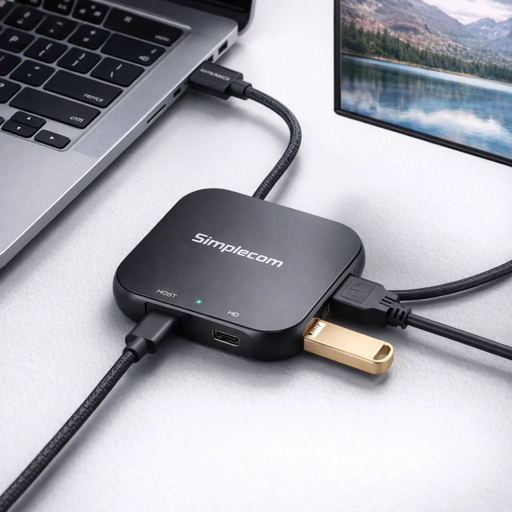 High-Speed Portable NVMe SSD Enclosure - Simplecom SE523 with 10Gbps Transfer and 100W PD Charging