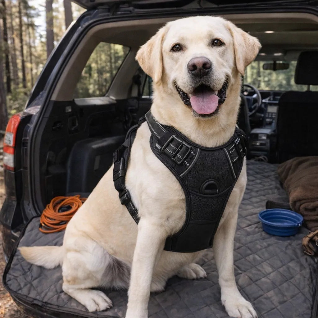 Adjustable Dog Harness for Outdoor Adventures – Comfort & Safety for All Dog Sizes