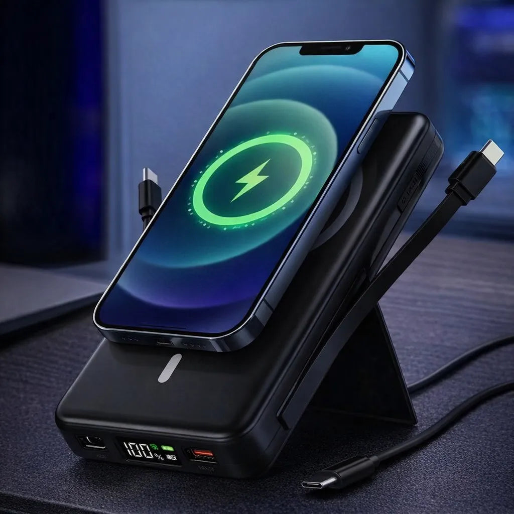 Stay Connected with Our Portable Power Bank with Digital Display
