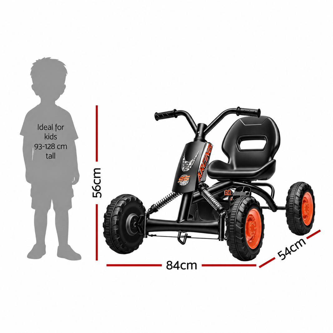 Experience Thrills with the Rigo Pedal Go Kart for Kids - Forward/Reverse Fun!