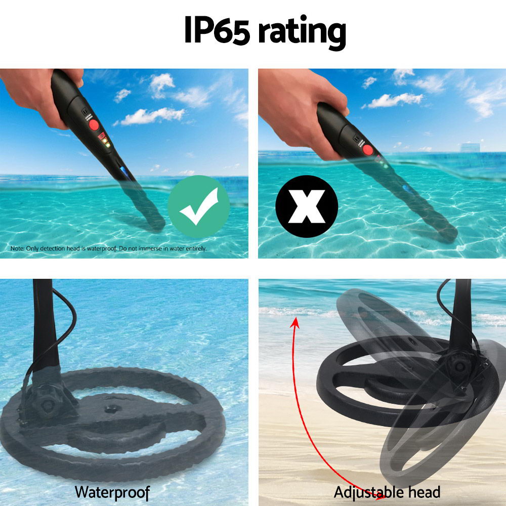 Metal Detector Pinpointer – 160MM Deep Sensitive Waterproof Treasure Hunter