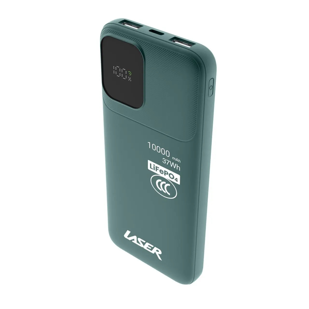 Laser 10000mAh Power Bank: Stay Powered Up On The Go!