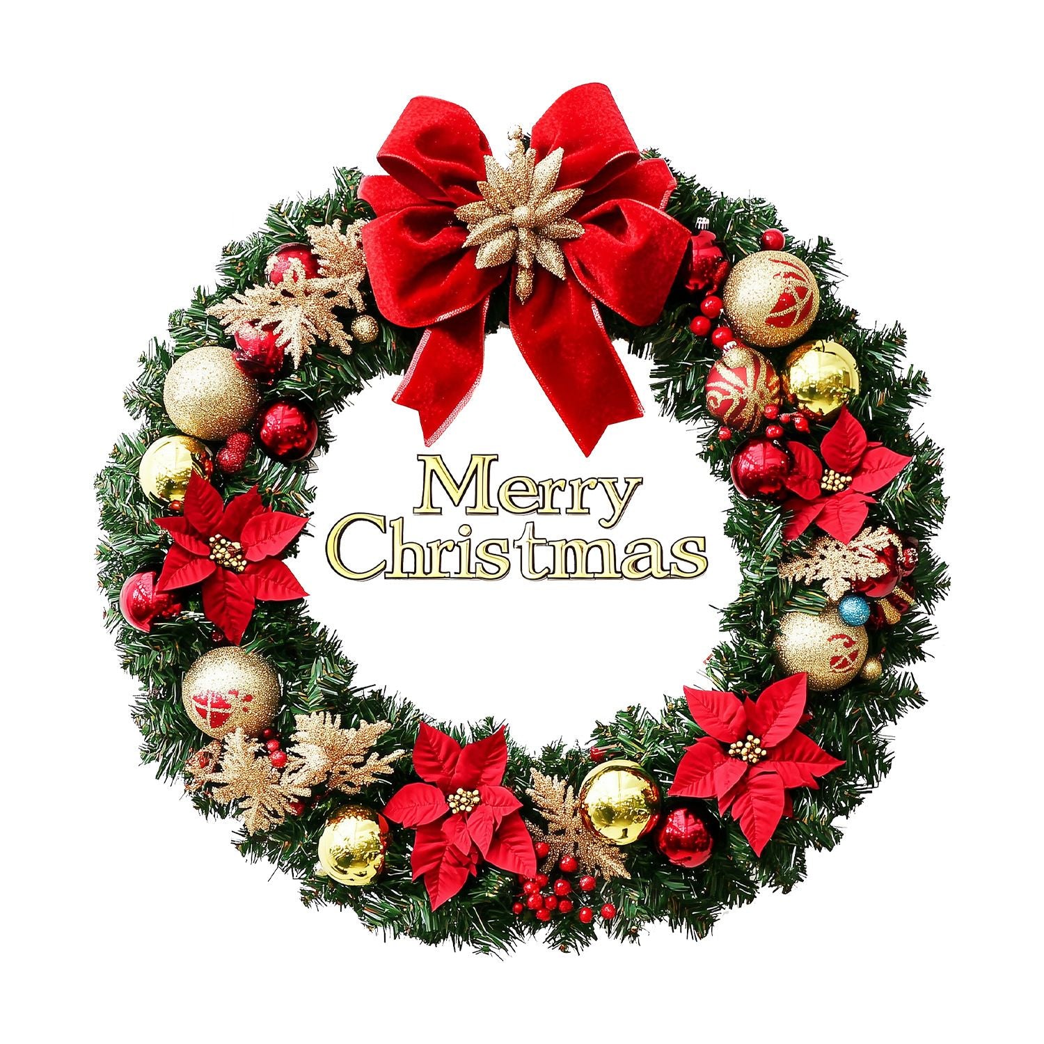 Festive Christmas Wreath - Enchanting Holiday Decoration for Your Home