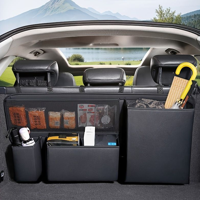 car trunk organizer, car storage, car accessories, high quality organizer, multiple compartments, trunk storage solution, Australia car organizer