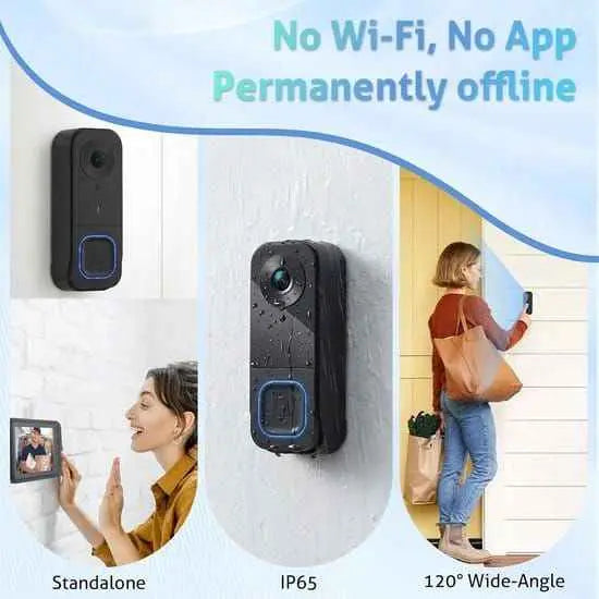 Smart Home Video Doorbell: Enhance Security with Two-Way Intercom and 1080P Clarity