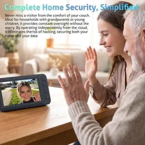 Smart Home Video Doorbell: Enhance Security with Two-Way Intercom and 1080P Clarity