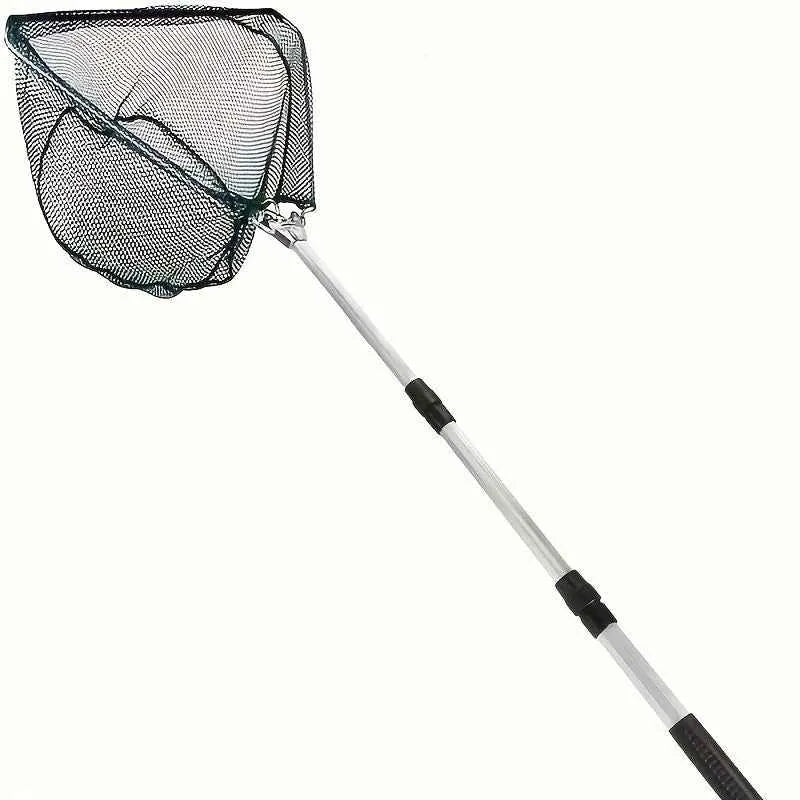 A multifunctional telescopic fishing net, the handle can be extended from 110 cm to 210 cm, which is very suitable for freshwater fishing, suitable for children and adults to use.
