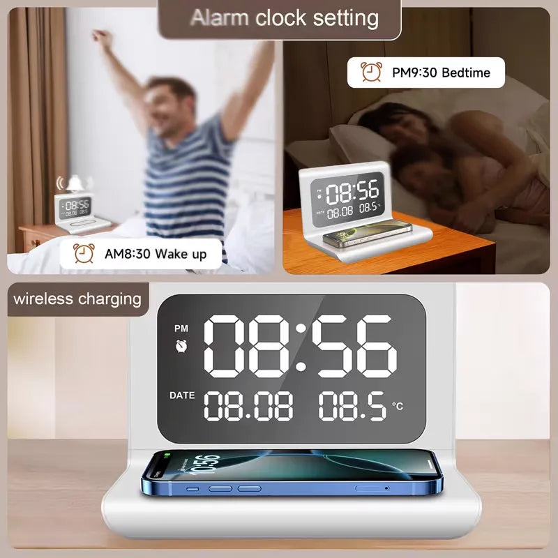 3-in-1 Wireless Charger with Clock: Your Ultimate Charging Companion