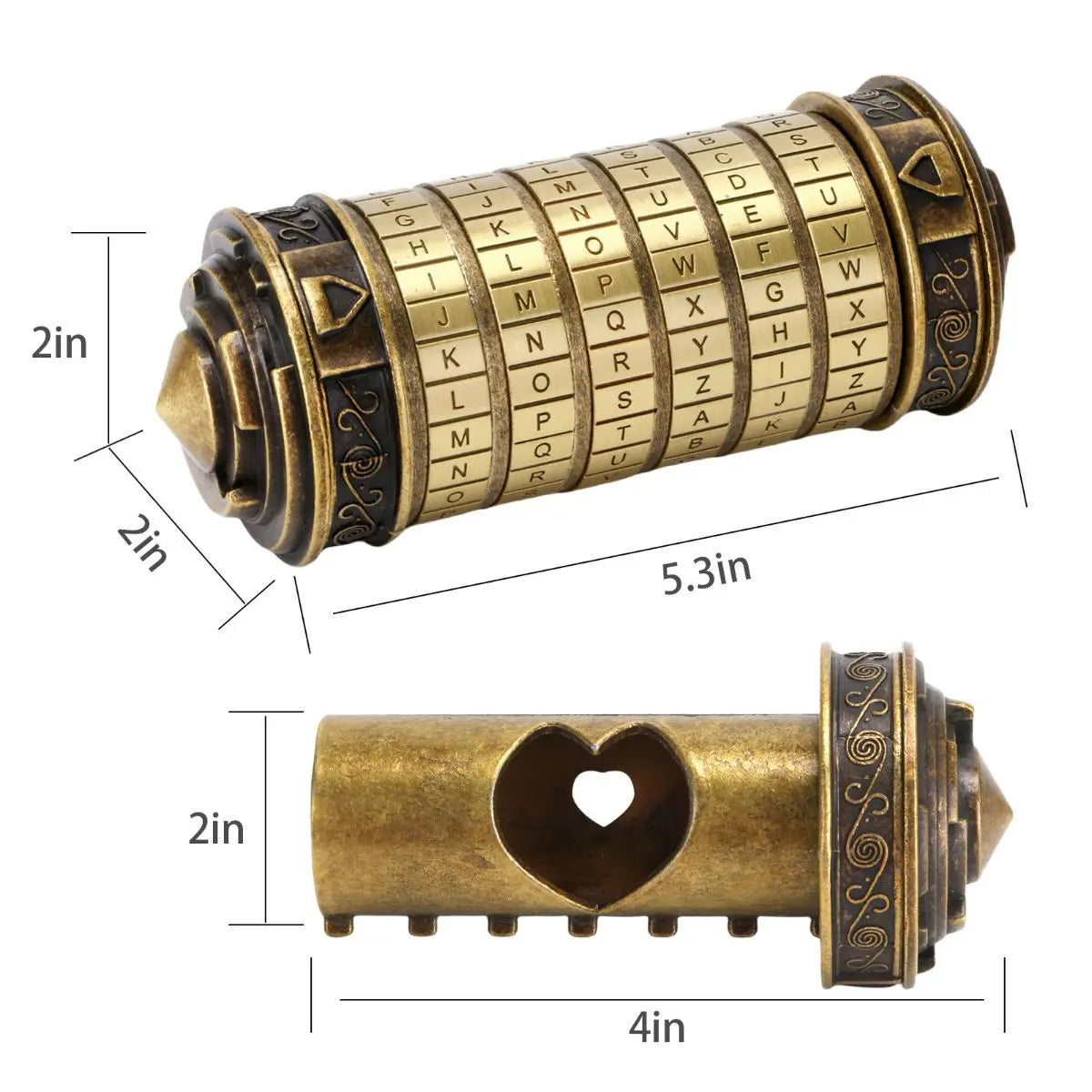 Da Vinci Code Puzzle - Unlock the Mystery with This Engaging Lock Cylinder