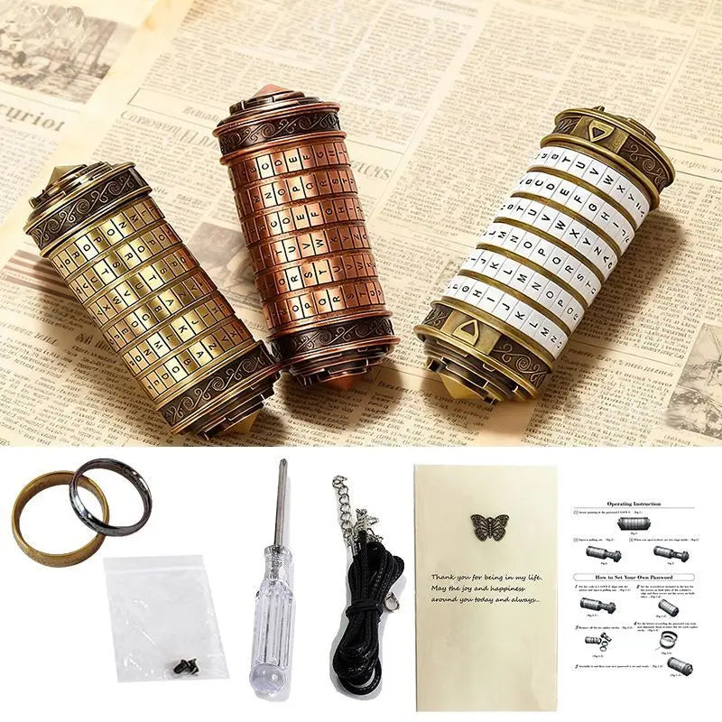 Da Vinci Code Puzzle - Unlock the Mystery with This Engaging Lock Cylinder