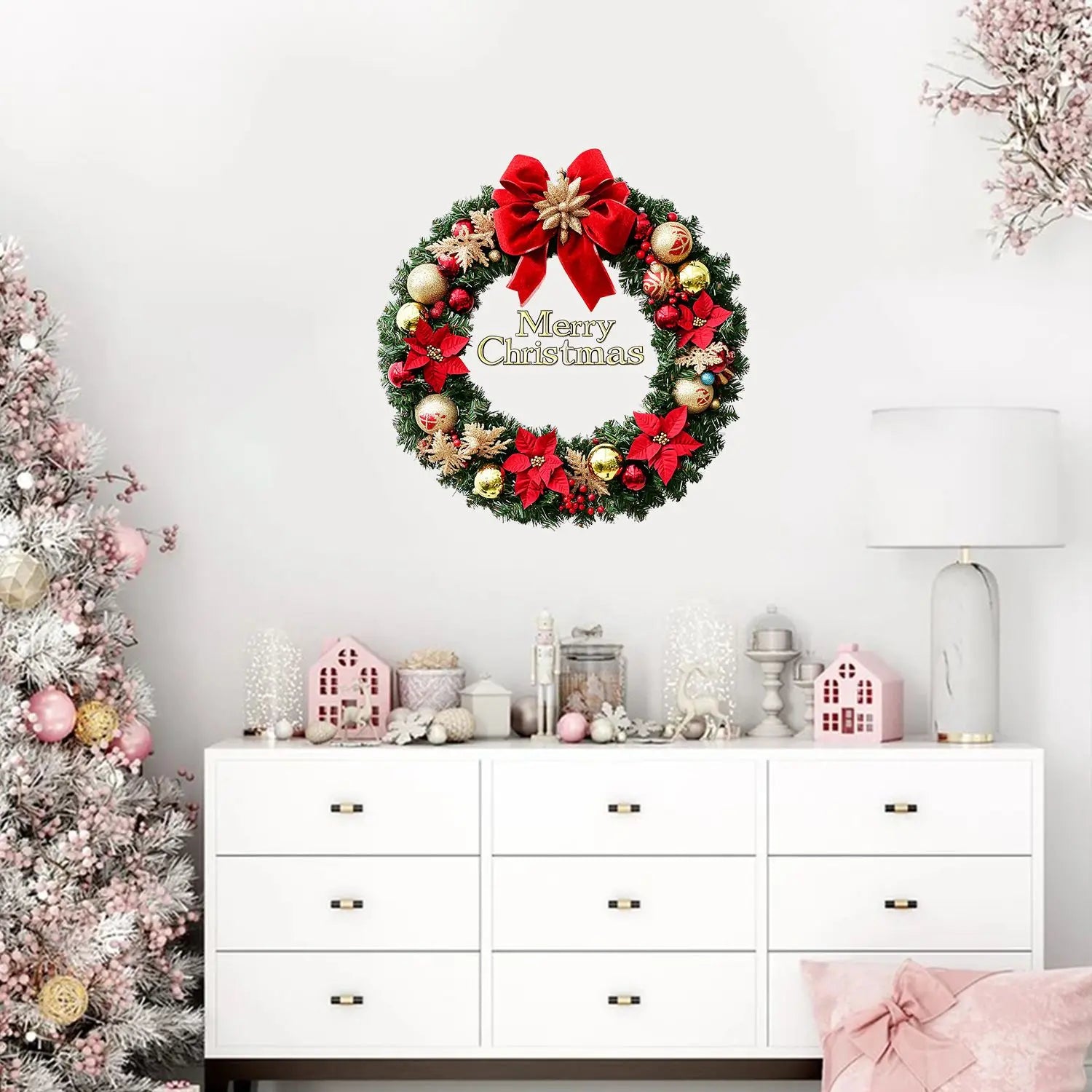 Elevate Your Home with Our Festive Christmas Wreath - A Touch of Holiday Magic