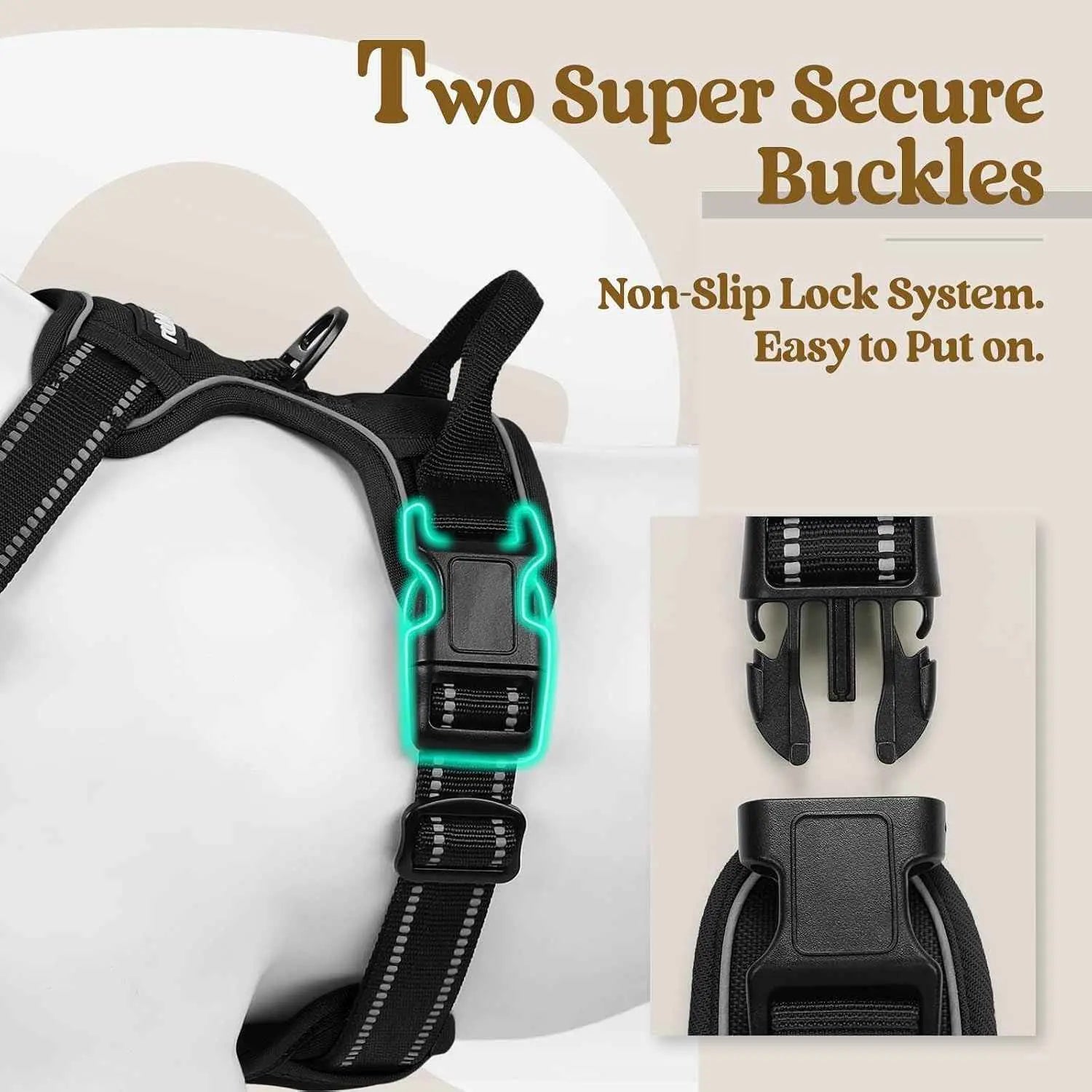 Adjustable Dog Harness for Outdoor Adventures – Comfort & Safety for All Dog Sizes