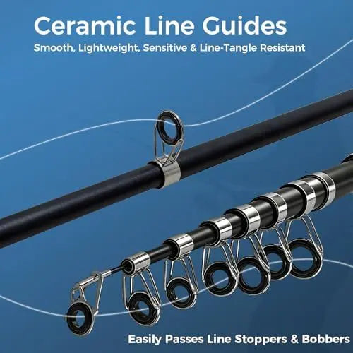 Telescopic Fishing Pole Combo: The Ultimate 6.9ft Fishing Rod and Reel Set for Adventurers