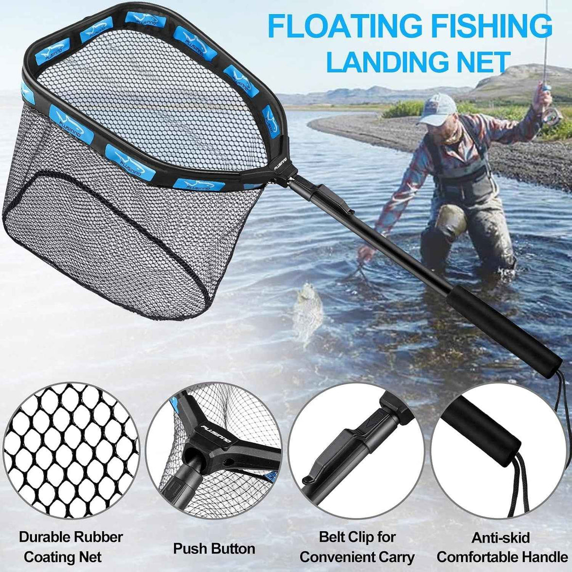 Ultimate Floating Fishing Net for Stress-Free Catch and Release