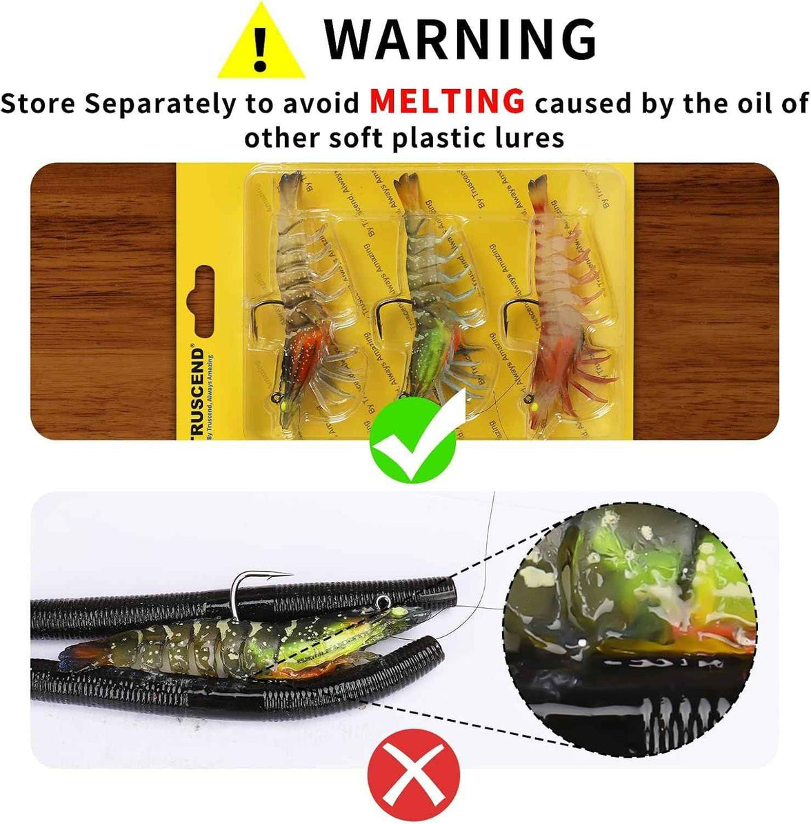 Pre Rigged Saltwater Soft Swimbait Lures with Jig Hooks, Tear Resistant TPE Baits for Redfish, Grouper, Bass, Trout and Freshwater Fishing