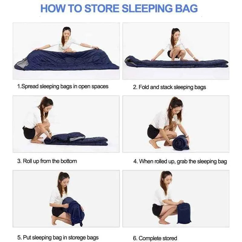 Ultralight Waterproof Sleeping Bag for Ultimate Comfort in Winter Adventures