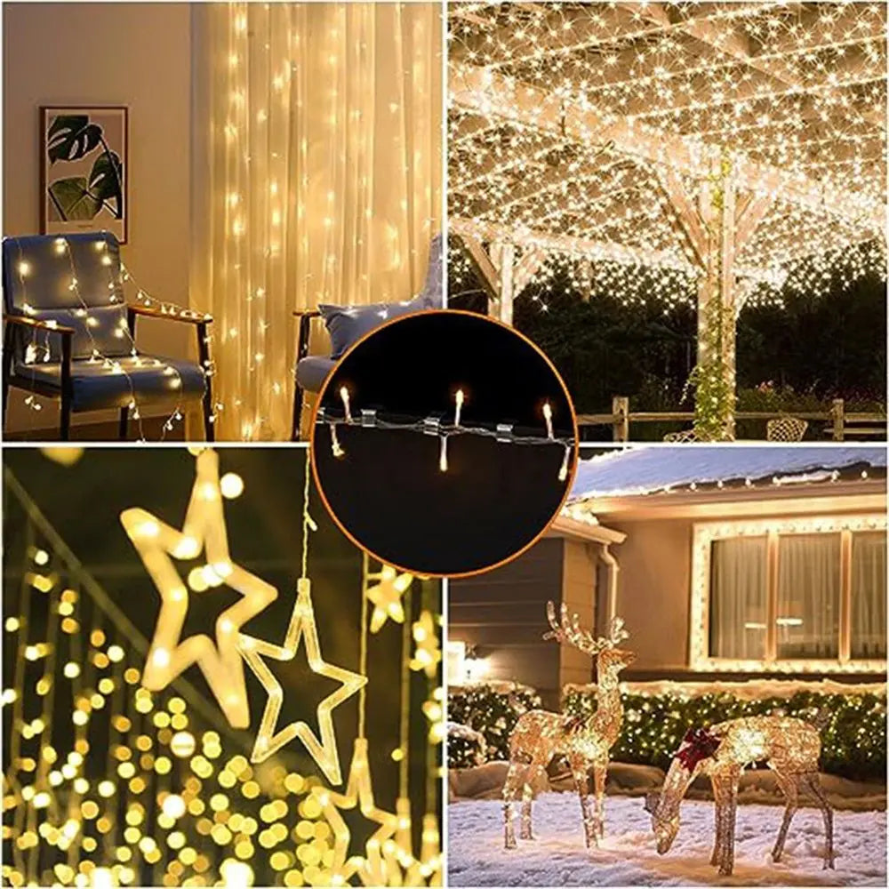 Gutter Clips for Outdoor Lights: Durable 100-Piece Metal Clips for Securing String Lights and Seasonal Decor
