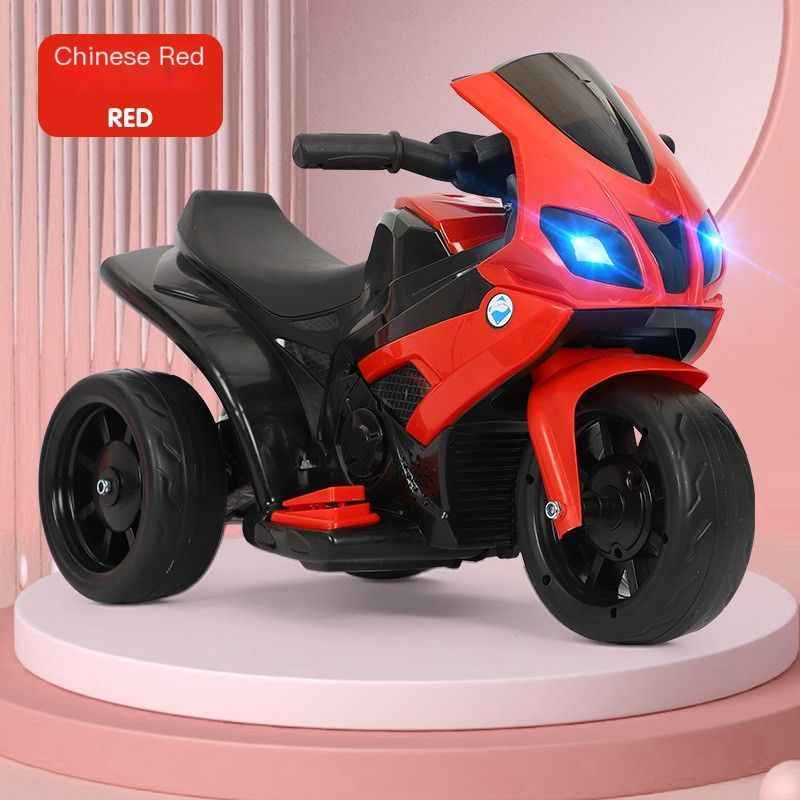 Electric Motorcycle Remote Control with Large Battery - Red Model