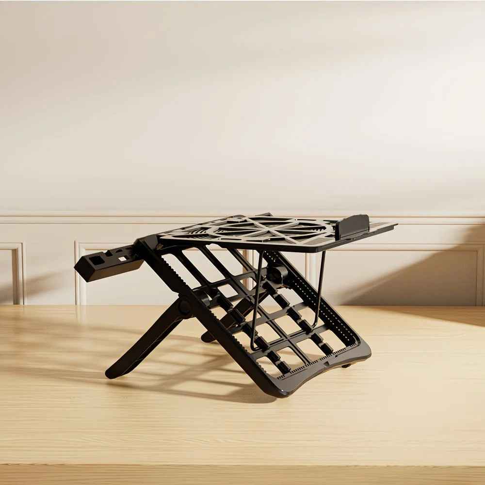 Adjustable Laptop Stand 17.3 Inch with Height Adjustment and Phone Holder