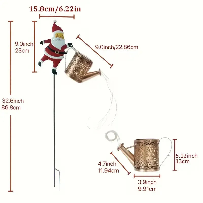 Illuminate Your Holidays with the Solar Santa Claus Garden Light – Bring Whimsical Joy to Your Outdoor Space