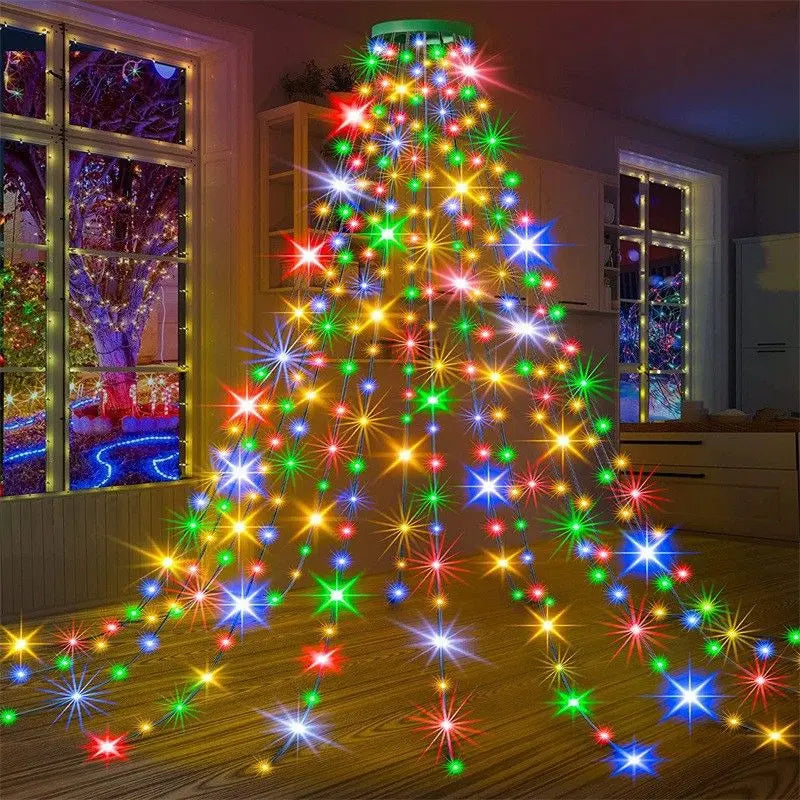 Transform Your Holidays with USB Remote Control Christmas Tree Lights - Effortless Installation & Dazzling Effects