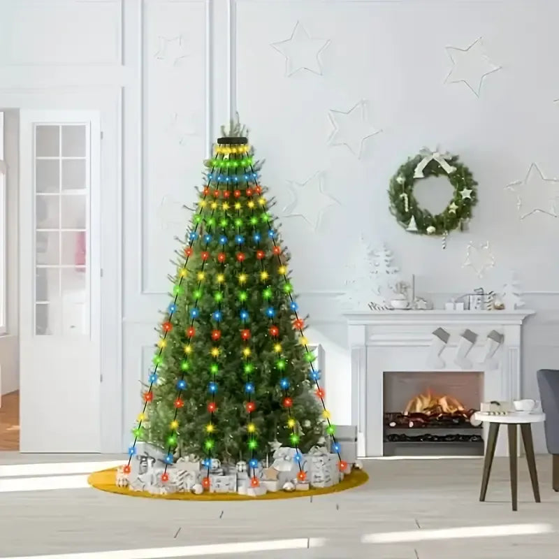 Transform Your Holidays with USB Remote Control Christmas Tree Lights - Effortless Installation & Dazzling Effects