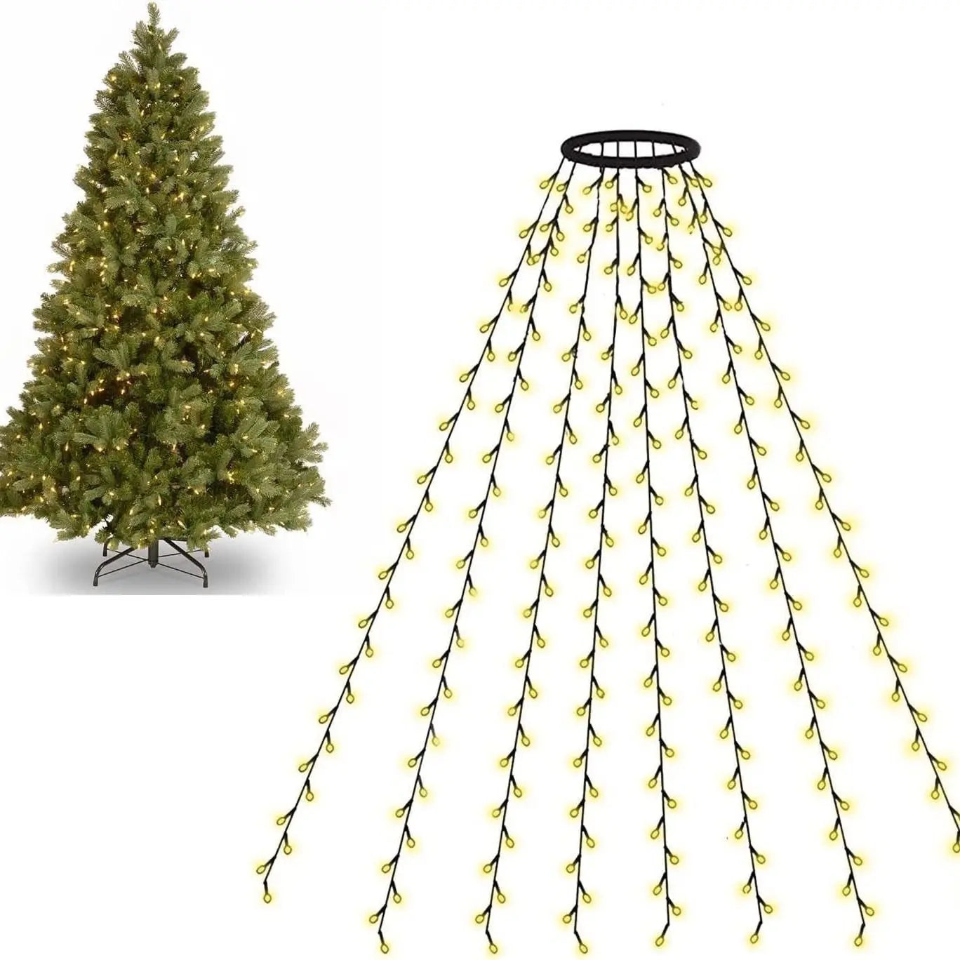 Transform Your Holidays with USB Remote Control Christmas Tree Lights - Effortless Installation & Dazzling Effects