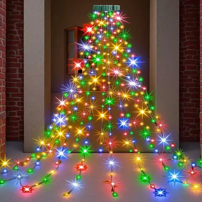 Transform Your Holidays with USB Remote Control Christmas Tree Lights - Effortless Installation & Dazzling Effects