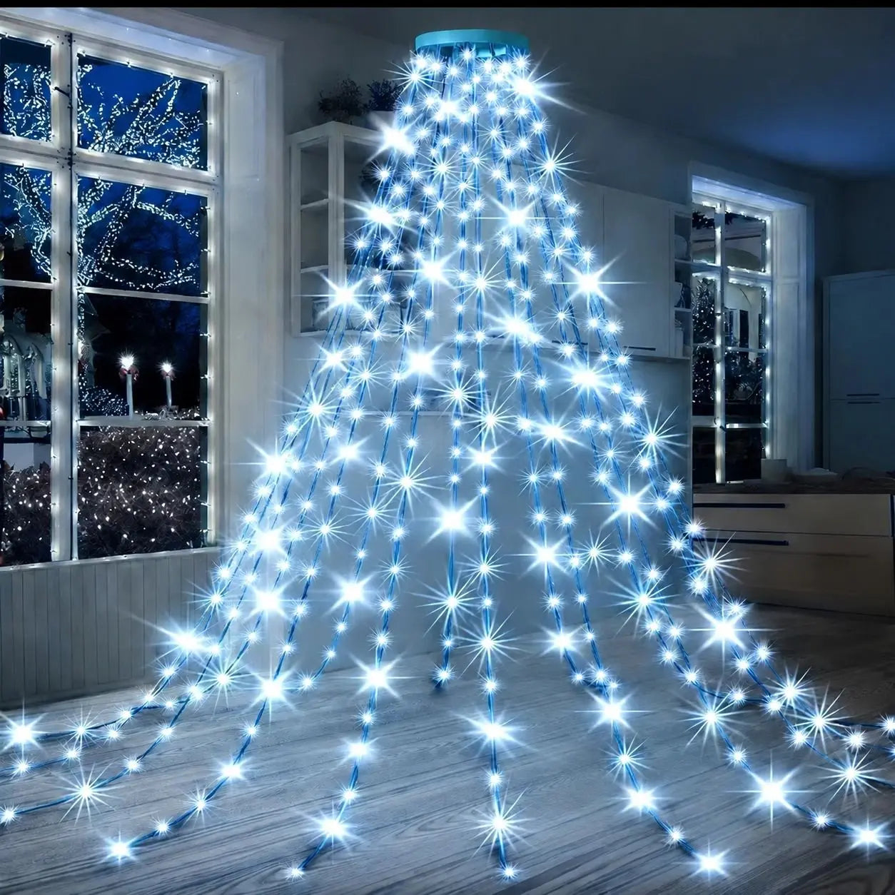 Transform Your Holidays with USB Remote Control Christmas Tree Lights - Effortless Installation & Dazzling Effects