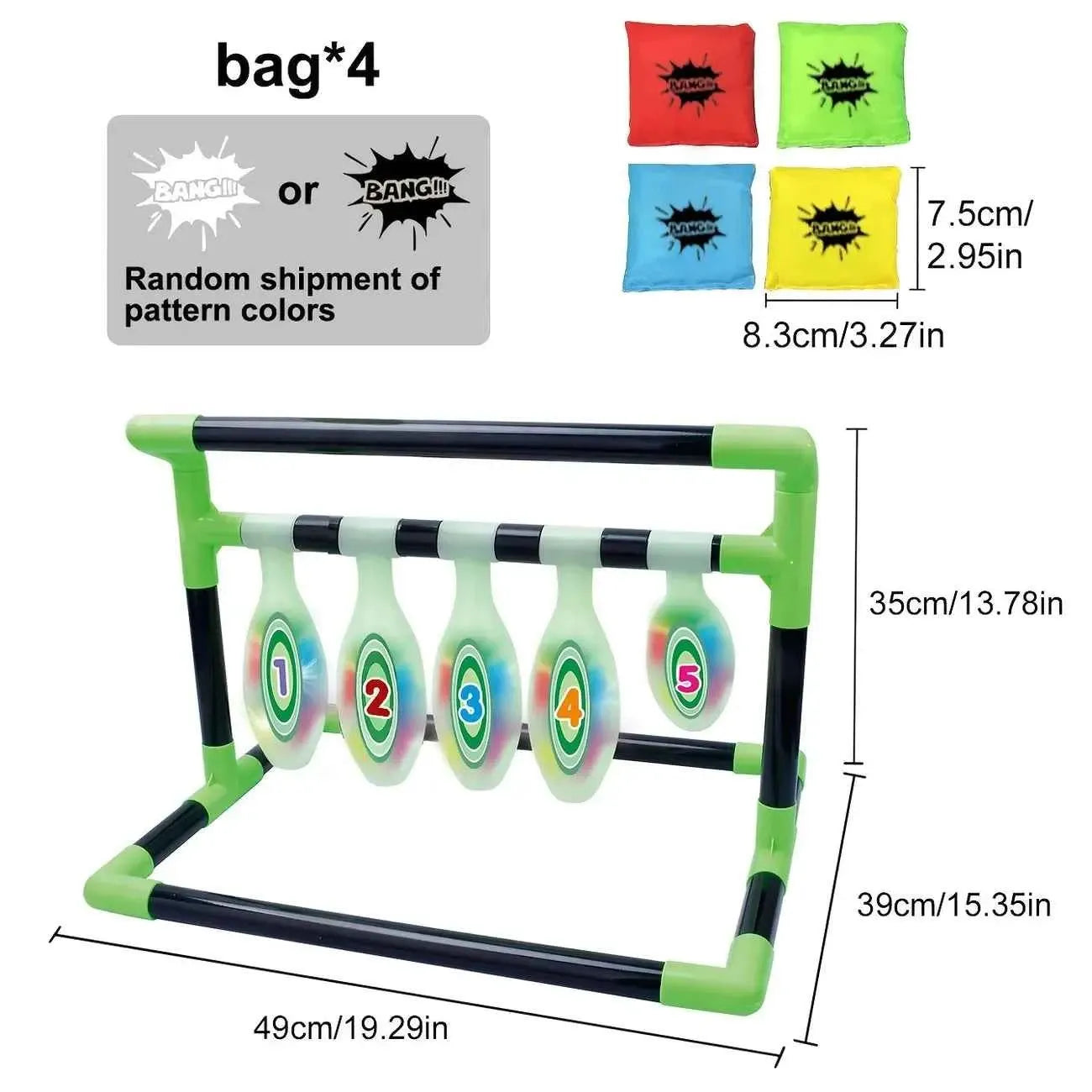 Light-Up Kids Bowling Toy - Fun, Engaging Family Game for Skill Development