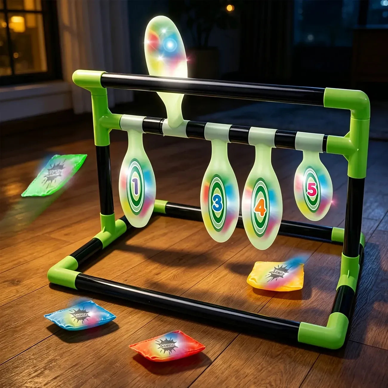 Light-Up Kids Bowling Toy - Fun, Engaging Family Game for Skill Development