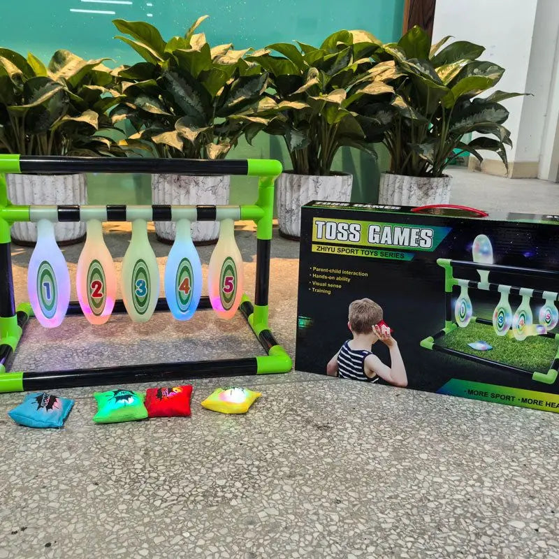 Light-Up Kids Bowling Toy - Fun, Engaging Family Game for Skill Development
