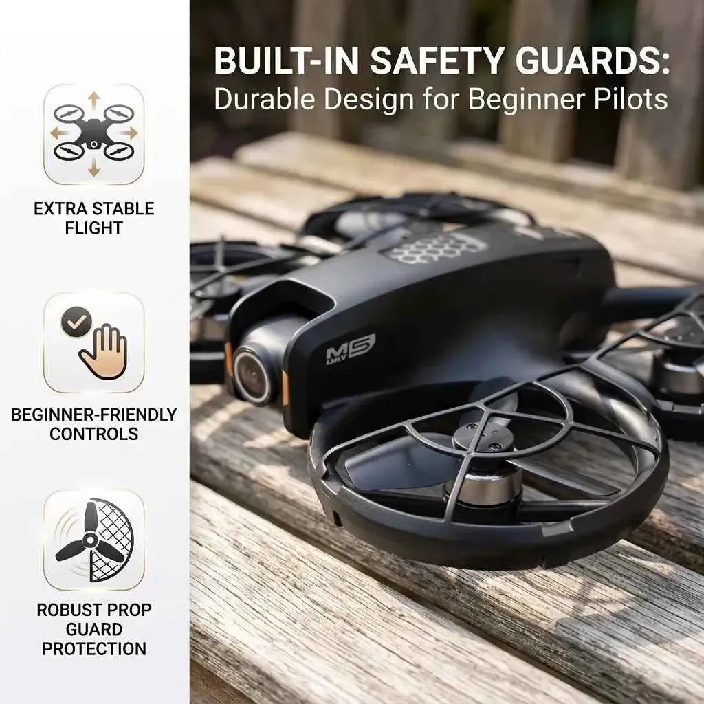 M5 Brushless Retractable Drone – Your Pocket-Sized Aerial Photography Companion