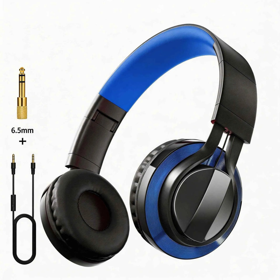 Wired Over-Ear Headset with Microphone - Experience Portable Sound Like Never Before!