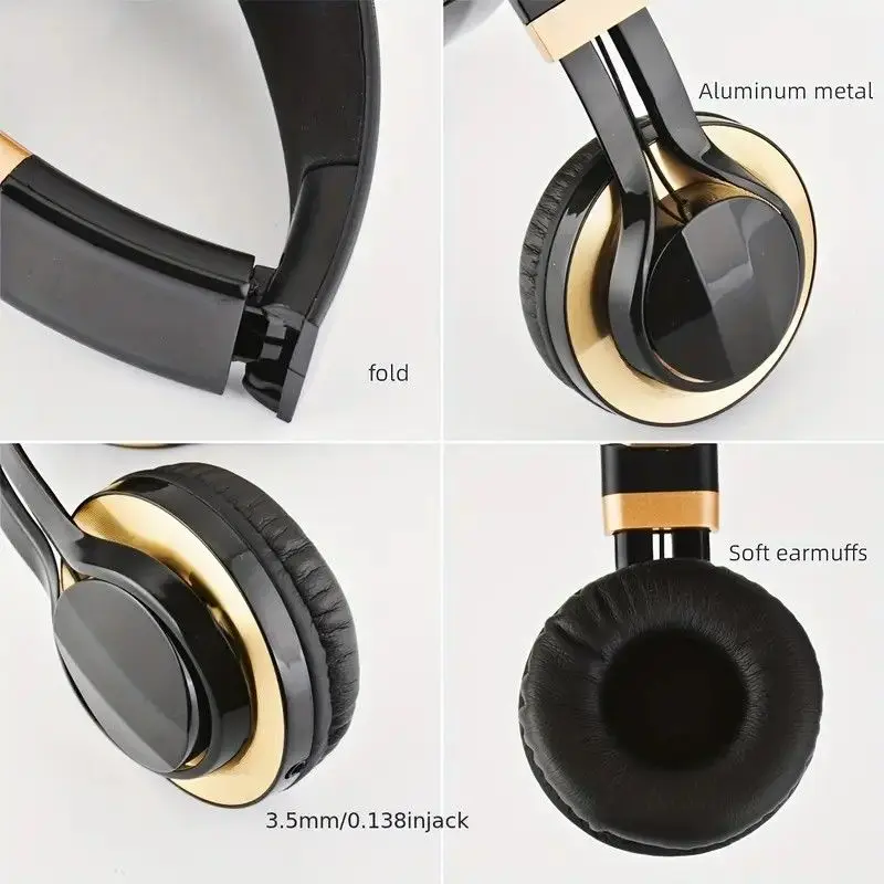 Wired Over-Ear Headset with Microphone - Experience Portable Sound Like Never Before!