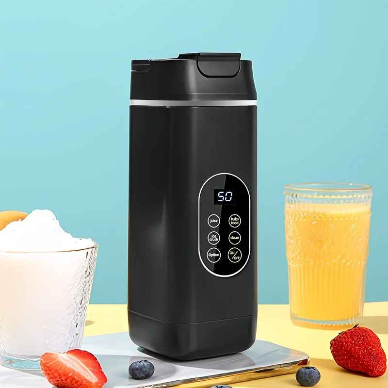 Portable Juice Maker: Fresh Juice Anytime, Anywhere - BLACK