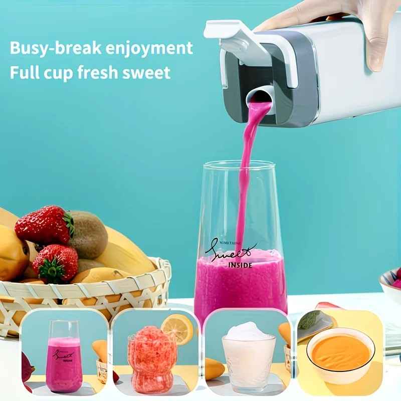 Portable Juice Maker: Fresh Juice Anytime, Anywhere - BLACK