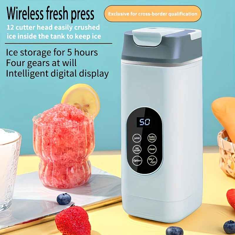 Portable Juice Maker: Fresh Juice Anytime, Anywhere - BLACK
