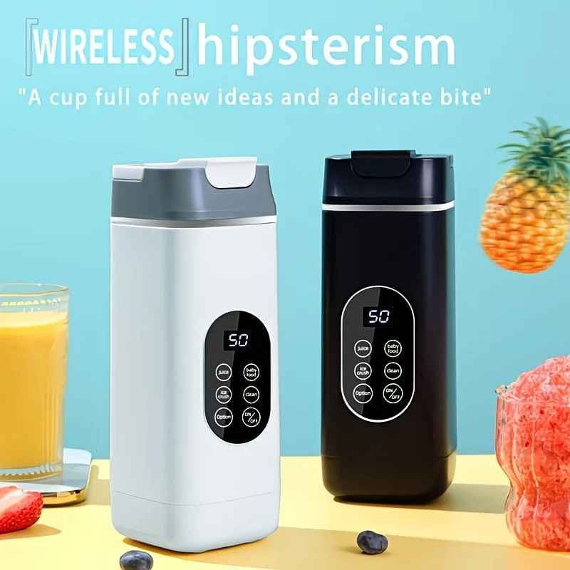 Portable Juice Maker: Fresh Juice Anytime, Anywhere - BLACK