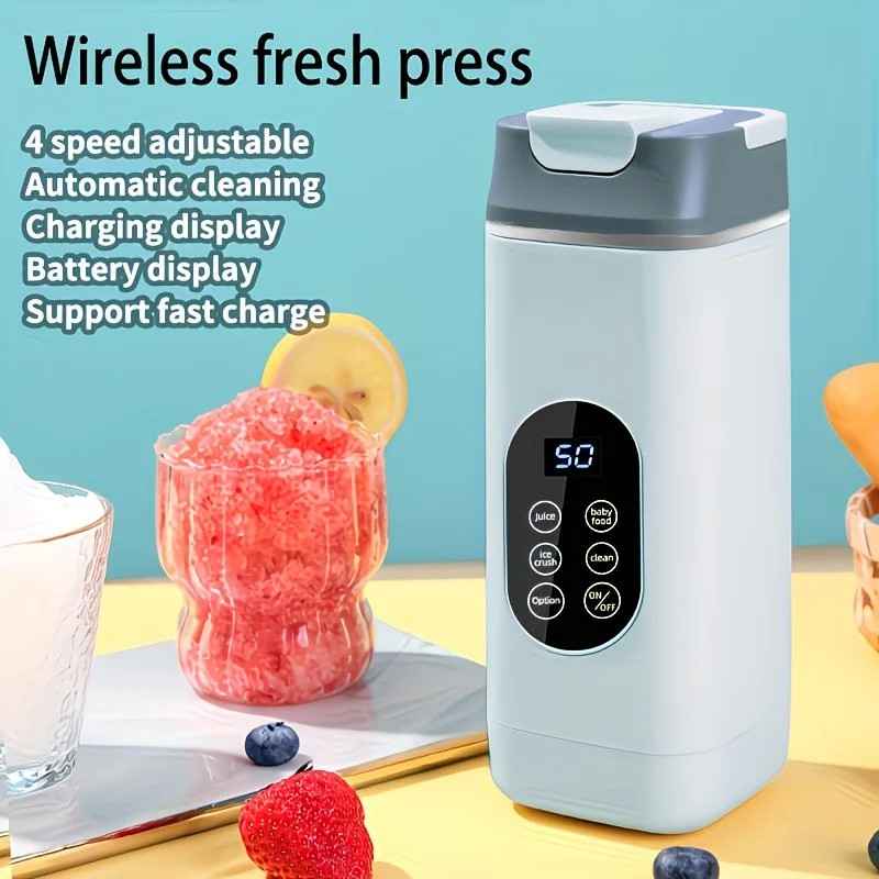 Portable Juice Maker: Fresh Juice Anytime, Anywhere - BLACK