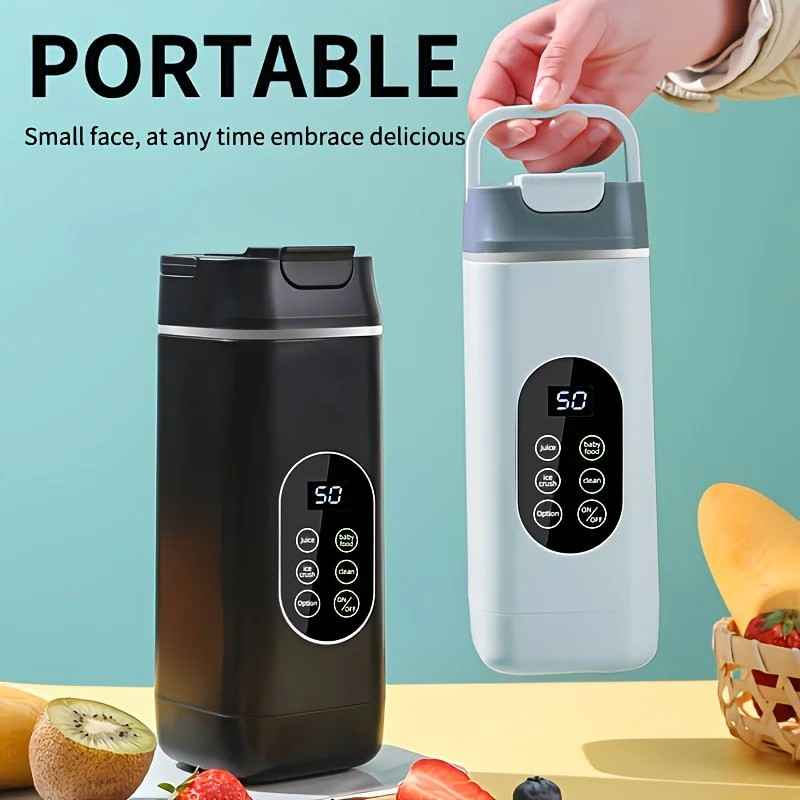 Portable Juice Maker: Fresh Juice Anytime, Anywhere - BLACK