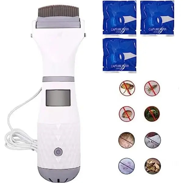 Electric Lice Comb for Kids and Pets - Ultimate Professional Lice Cleaner