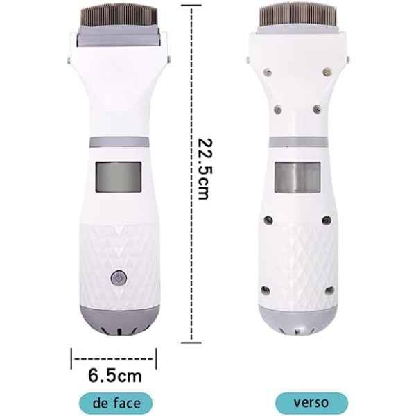 Electric Lice Comb, Vacuum Cleaner with Three Filters for Kids and Pets, Professional Lice Cleaning Tool