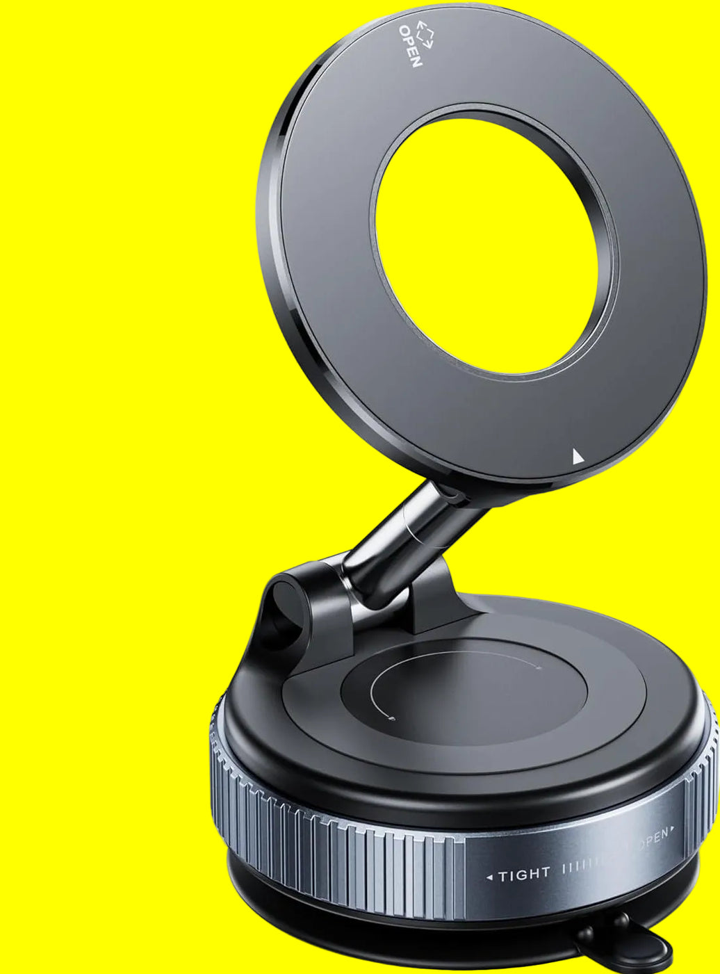 2026 Upgraded Vacuum Magnetic Car Phone Holder 360° Reinforced 96LBS Ultra Suction Cup Phone Mount for MagSafe Cell Phone Holders for Your Car/Gym/Mirror Mount for iPhone & Android