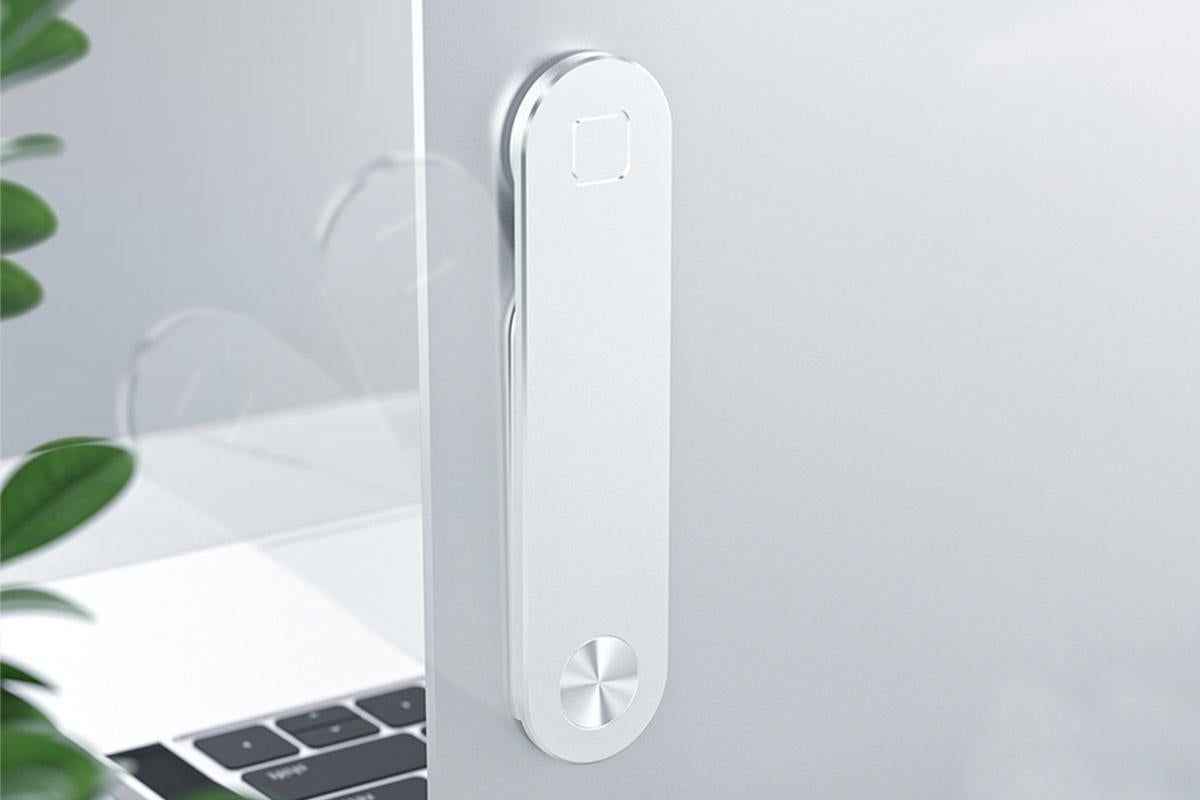 Portable Laptop Phone Holder - Screens Expansion Mobile Side Mount Holder - Silver