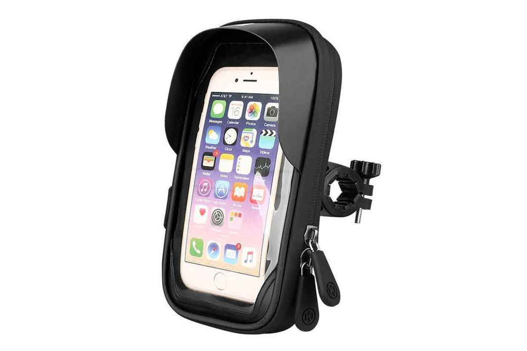 Bike Frame Bag Waterproof Bike Phone Mount Holder Bikes Accessories Gifts - Black