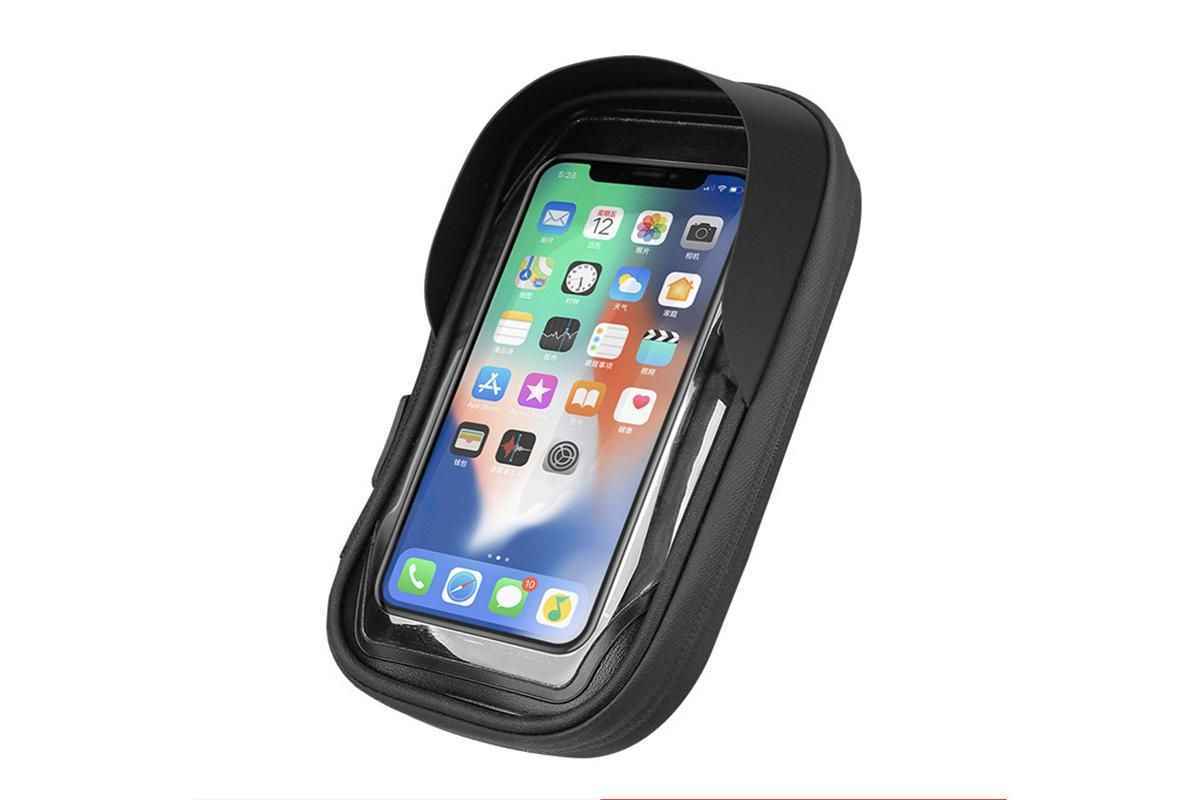 Bike Frame Bag Waterproof Bike Phone Mount Holder Bikes Accessories Gifts - Black