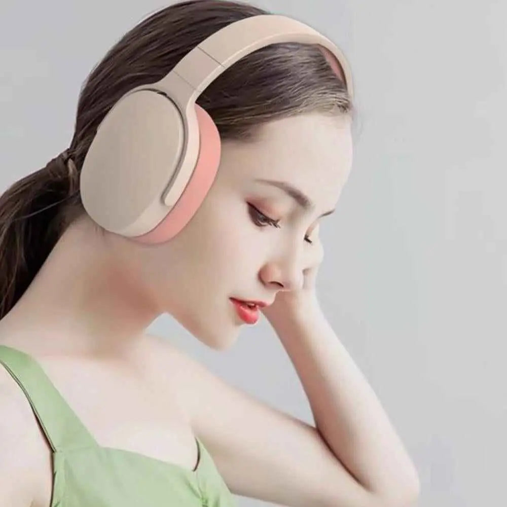 Ultimate Comfort & Sound: Wireless Bluetooth Gaming Headset P2961 in Chic Pink