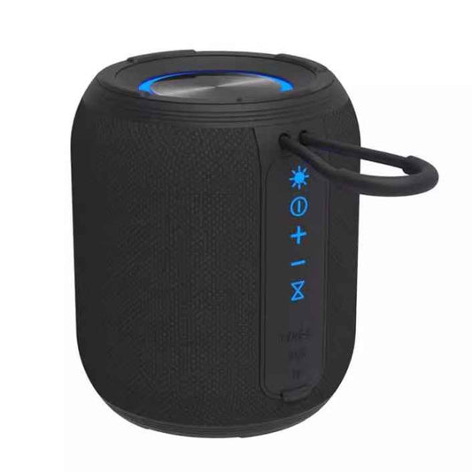 Outdoor Waterproof Bluetooth Speaker - IPX5 Subwoofer, 24-Hour Battery Life, RGB Lighting, Perfect for Camping and Home Use - Black